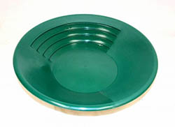 Gold miner`s pan