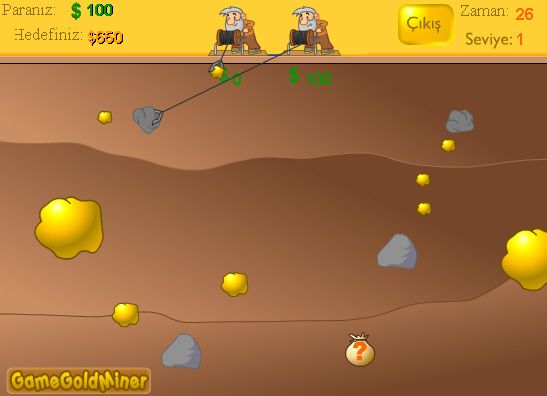 two player gold-miner